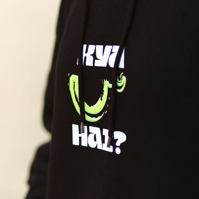 Kya Seen Hai?" Vibe Hoodie | Premium Black Pullover